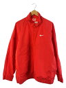 【中古】NIKE◆×STUSSY/NRG BR WINDRUNNER/M/ナイロン/RED/無地/CT4310-634【メンズウェア】