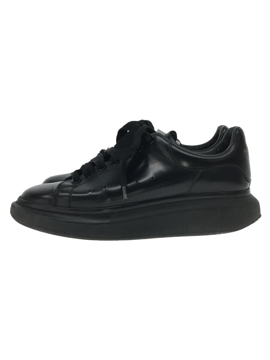 Alexander McQueen◆LARRY Oversized Sneakers/ローカットスニーカー/40/ブラック/レザー/553761