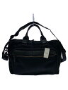 【中古】ZERO HALLIBURTON◆ボストンバッグ/ナイロン/BLK/無地【バッグ】