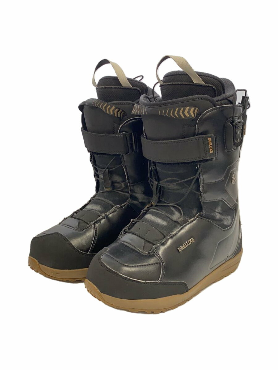 【中古】DEELUXE◆スノーボードブーツ/26.5cm/シューレース/BLK/571801-1000/9110【スポーツ】