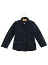 【中古】RALPH LAUREN◆キルティングジャケット/コート/US6/ポリエステル/NVY【キッズ】