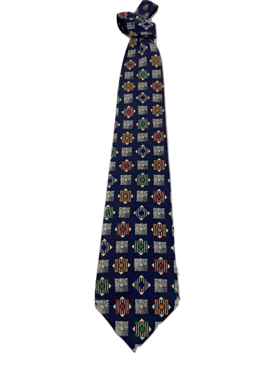 VERSACE - 【中古】VERSACE◆ネクタイ/シルク/NVY/メンズ【服飾雑貨他】