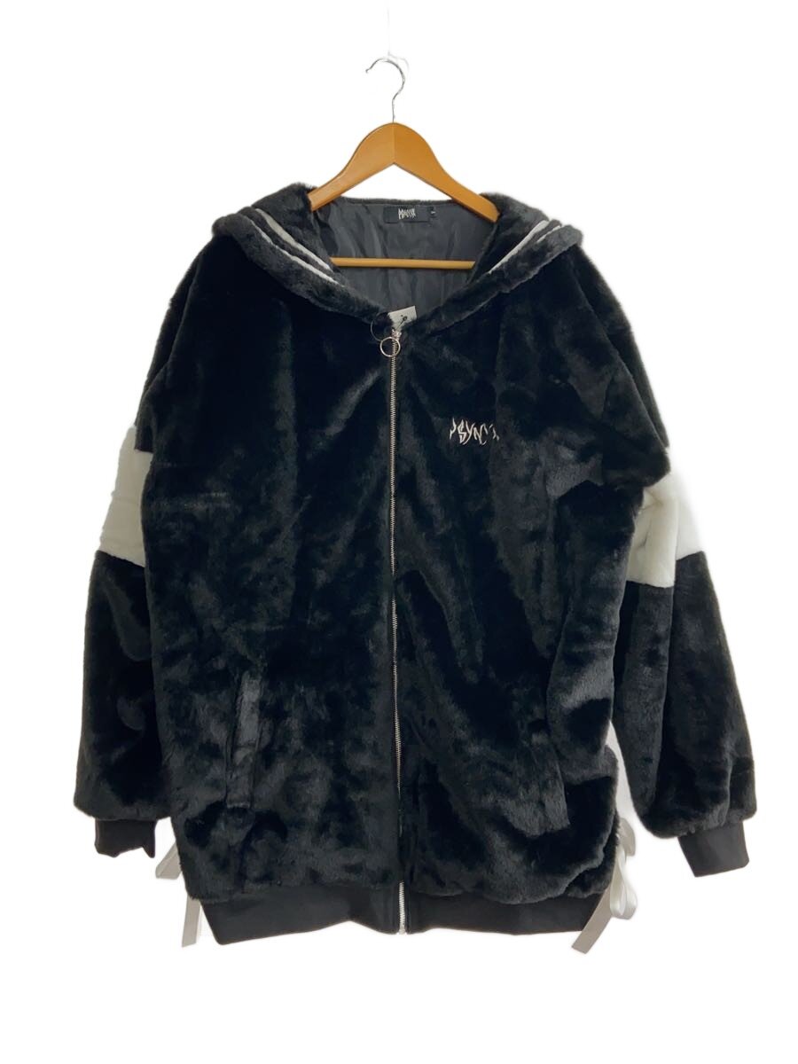 【中古】AMILIGE/ジャケット/--/ポリエステル/BLK【レディースウェア】