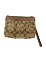 【中古】COACH◆ポーチ/--/BRW/総柄【バッグ】