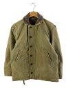 【中古】US.NAVY◆ジャケット/--/コットン/KHK/無地//【メンズウェア】(4)