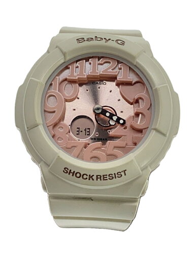【中古】CASIO◆クォーツ腕時計・Baby-G/デジアナ/ラバー/WHT/WHT/SS【服飾雑貨他】 【中古】CASIO◆クォーツ腕時計・Baby-G/デジアナ/ラバー/WHT/WHT/SS【服飾雑貨他】