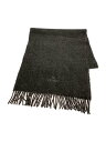 【中古】FENDI◆マフラー/カシミア/GRY/無地/メンズ【服飾雑貨他】