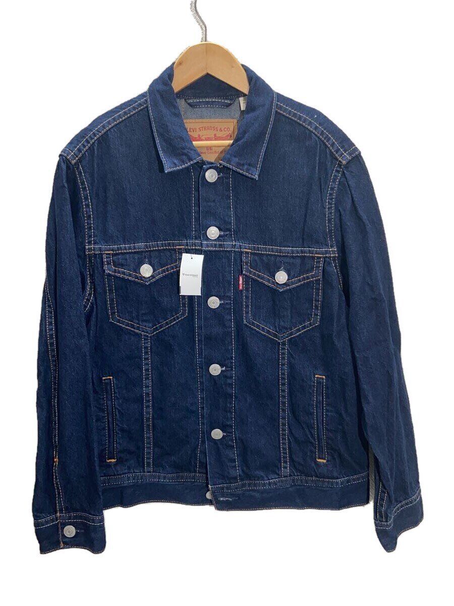 【中古】LEVI’S PREMIUM◆Gジャン/L/コットン/NVY/無地【メンズウェア】