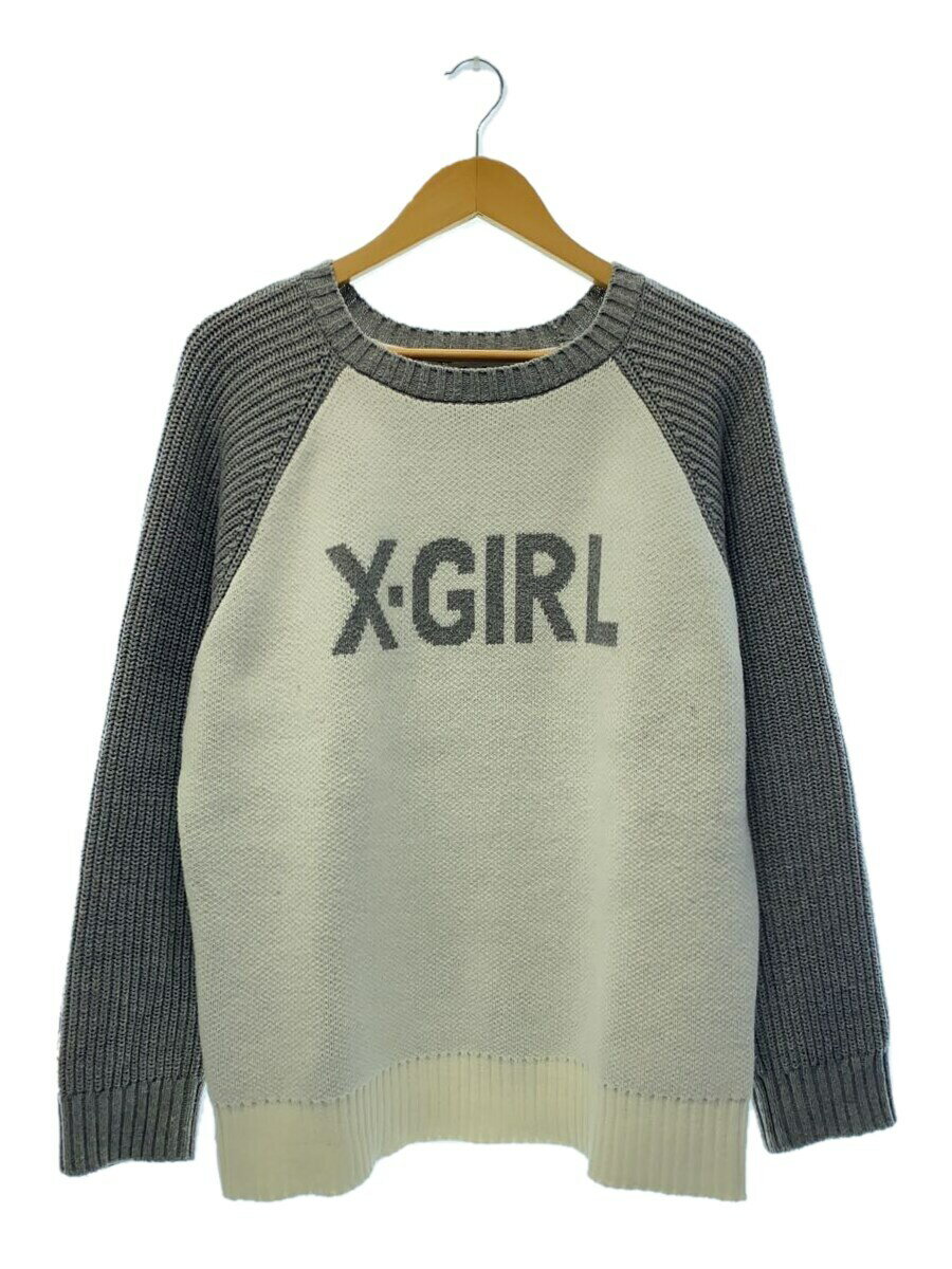 yÁzX-girl22AW/RAGLANKNITTOP/Z[^[()/Rbg/GRY/105223015001/pLyfB[XEFAz