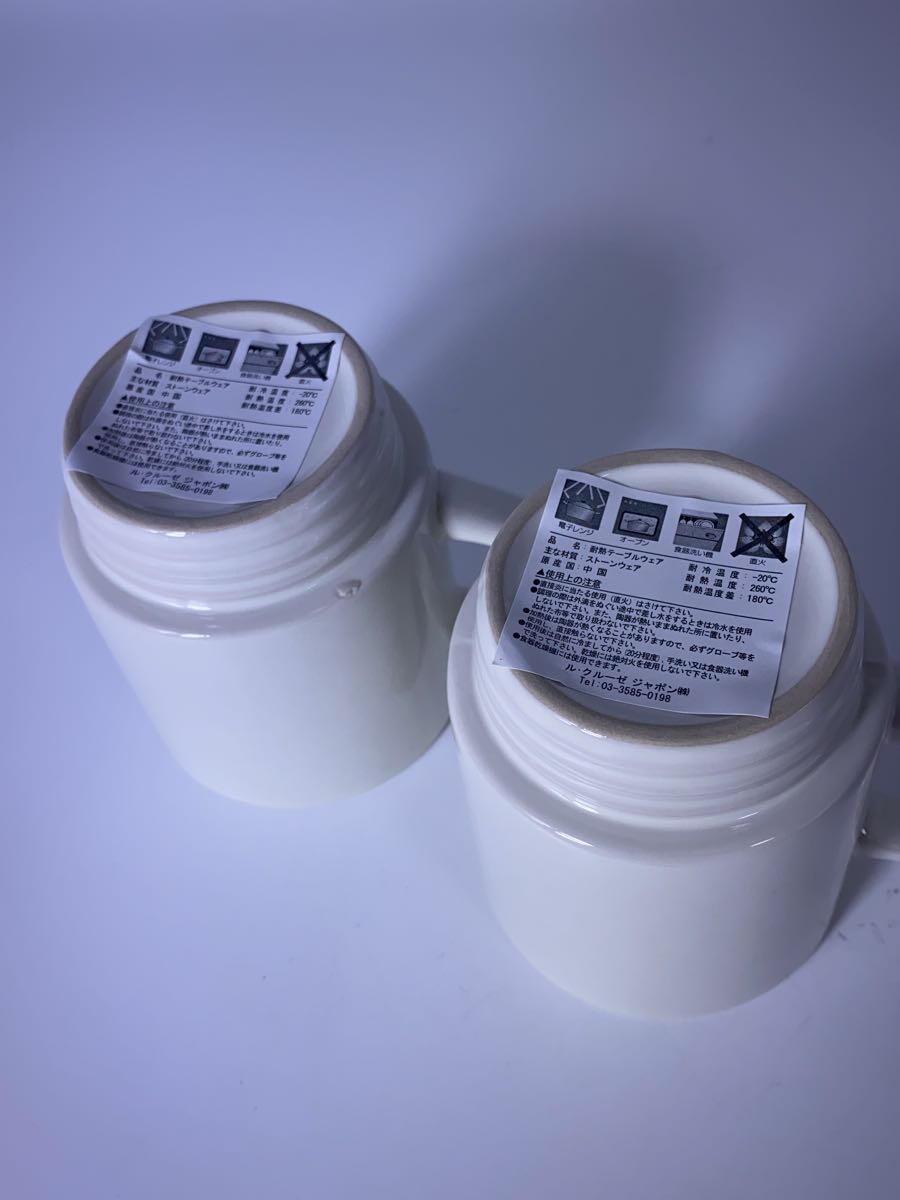 2nd STREET 楽天市場店の【中古】LE CREUSET◆カップ&ソーサー/2点セット/WHT【キッチン用品】｜アングル2