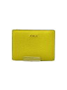 【中古】FURLA◆2つ折り財布/レザー/Y