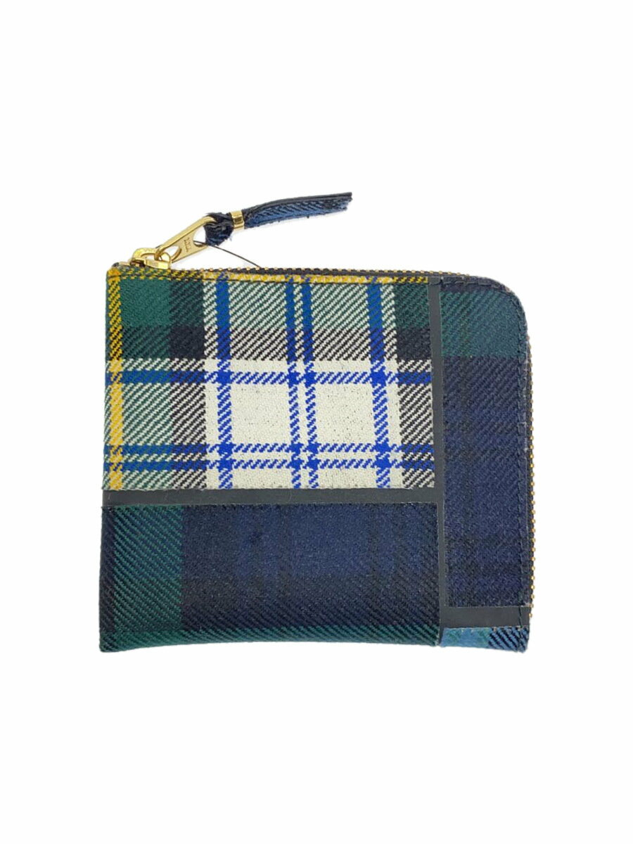 【中古】Wallet COMME des GARCONS◆ウォレットコムデギャルソン/財布/--/マルチカラー/チェック/メンズ/8Z-N031-051【服飾雑貨他】