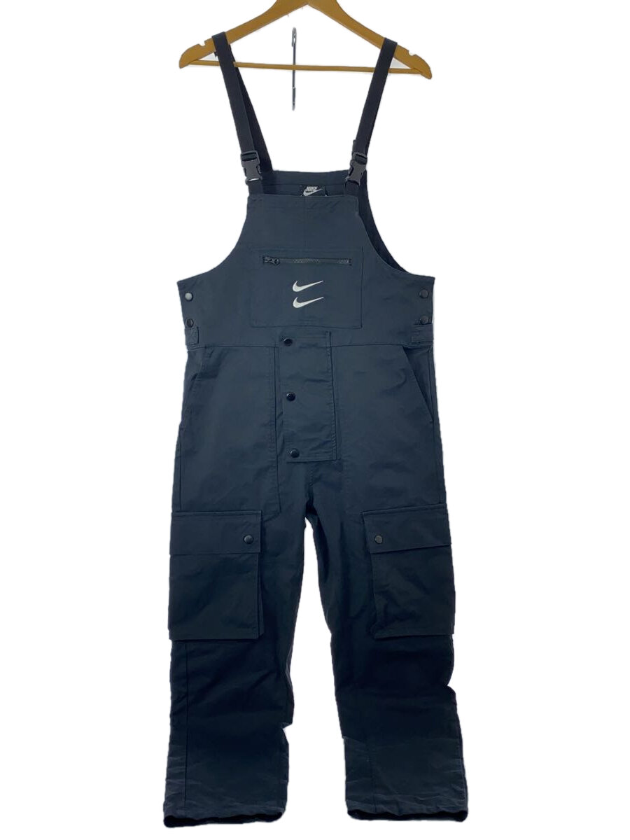 【中古】NIKE◆AS M NSW SWOOSH OVERALLS+/オーバーオール/S/ナイロン/GRY/CU3897-010【メンズウェア】