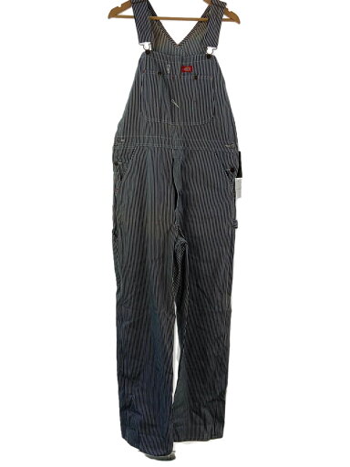 【中古】DICKIES◆オーバーオール/32/コットン/NVY/ストライプ/ヒッコリー【メンズウェア】 【中古】DICKIES◆オーバーオール/32/コットン/NVY/ストライプ/ヒッコリー【メンズウェア】