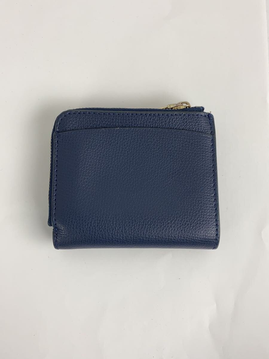 【中古】kate spade new york◆2つ折り財布/レザー/NVY/レディース/PWRU7250【服飾...