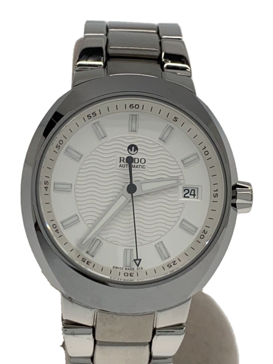 【中古】RADO◆自動巻腕時計/アナログ/チタン/WHT/658.0946.3/20250513日差+2【服飾雑貨他】