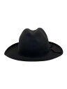 【中古】PHIGVEL◆ジェンツハット/7 3/8/ブラック/メンズ/192OJ-HT01【服飾雑貨他】