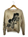 【中古】MASU◆MARRIAGE POPCORN SWEATSHIRT/トップス/46/ポリエステル/BEG/MFFW-CS0623//【メンズウェア】