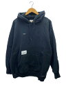 【中古】WTAPS◆19AW/RIPPER HOODED SWEAT/パーカー/2/コットン/BLK/192ATNHD-CSM03S【メンズウェア】