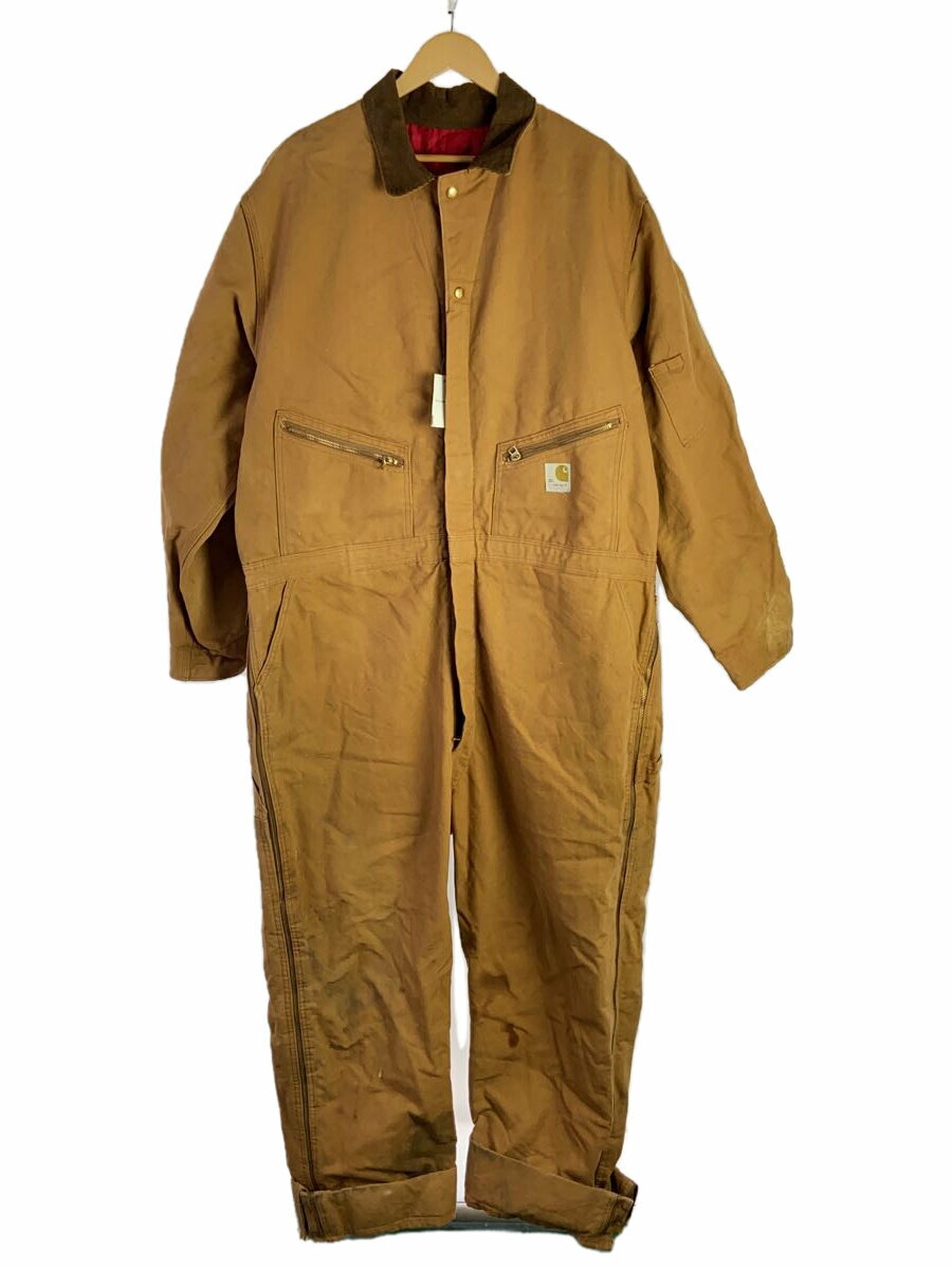 【中古】Carhartt◆オーバーオール/--/コットン/BRW/996QZ【メンズウェア】