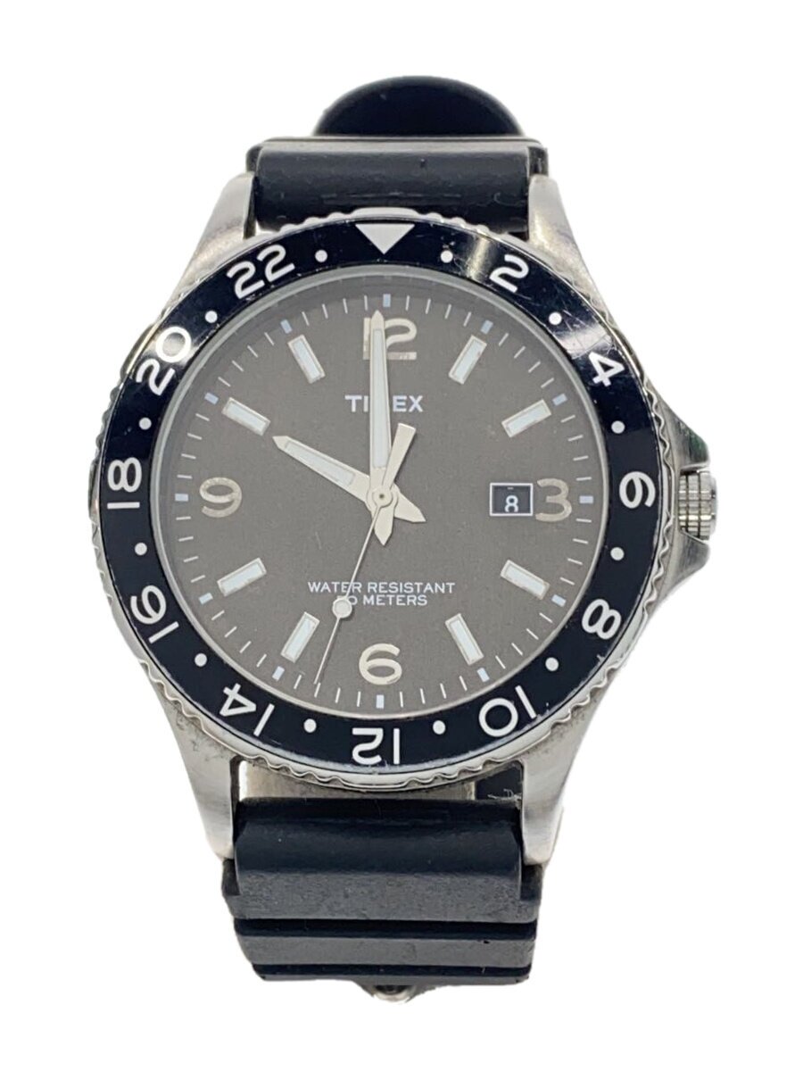 【中古】TIMEX◆クォーツ腕時計/アナ