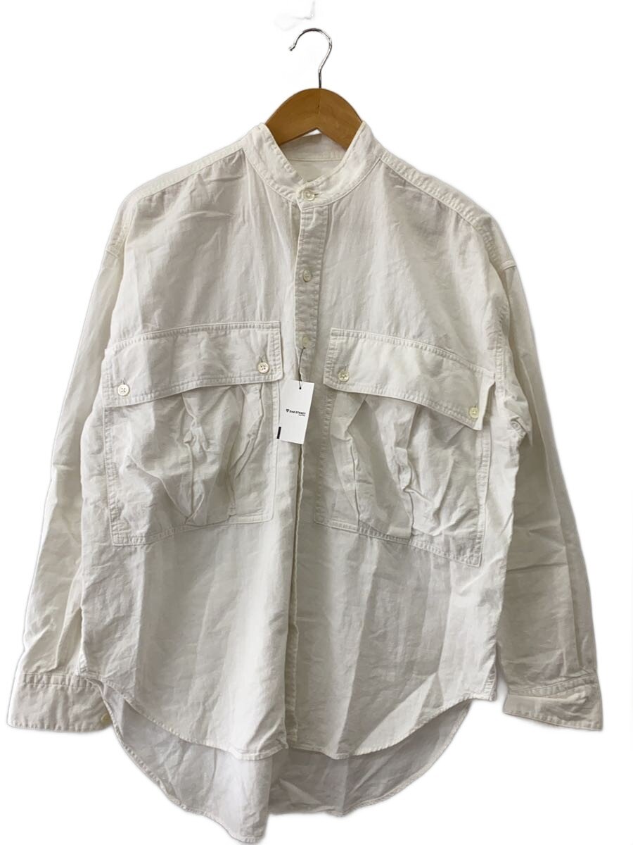 KATHARINE HAMNETT◆長袖シャツ/XS/コットン/WHT/25S-KHRHS-90//