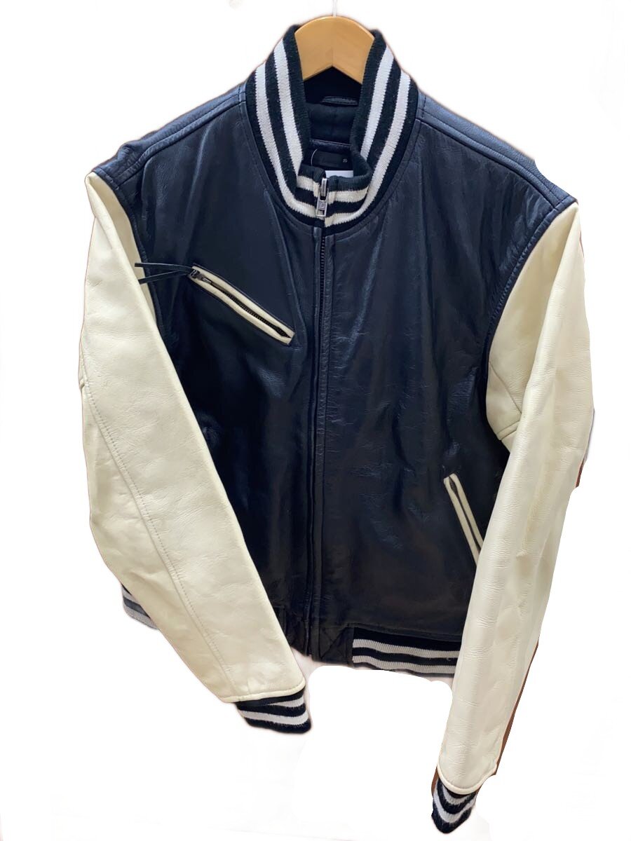 【中古】Liugoo Leathers◆シングルライダースジャケット/LL/牛革/BLK【メンズウェア】