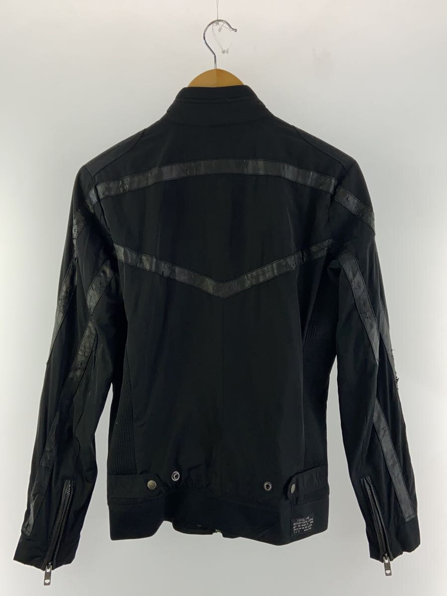 【中古】DIESEL◆ジャケット/S/ポリエステル/ブラック/無地【メンズウェア】
