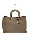 【中古】Christian Dior◆ディオニッシモ/2wayショルダーバック/ポーチ付/内側汚れ有/ハンドバッグ/レザー/BRW【バッグ】(4)