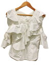 【中古】SNIDEL◆ノースリーブブラウス/one/コットン/WHT/SWFB222067【レディースウェア】