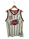 【中古】NBA◆タンクトップ/L/ポリエステル/WHT【メンズウェア】