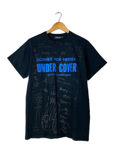 【中古】UNDERCOVER◆CLOTHES FOR HEROES/Tシャツ/M/コットン/ブラック【メンズウェア】 【中古】UNDERCOVER◆CLOTHES FOR HEROES/Tシャツ/M/コットン/ブラック【メンズウェア】