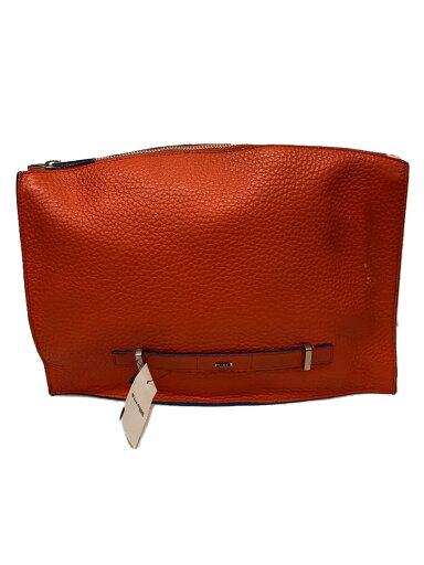 【中古】FURLA◆セカンドバッグ/レザー/ORN/クラッチバッグ/レザー剥がれ//【バッグ】 【中古】FURLA◆セカンドバッグ/レザー/ORN/クラッチバッグ/レザー剥がれ//【バッグ】