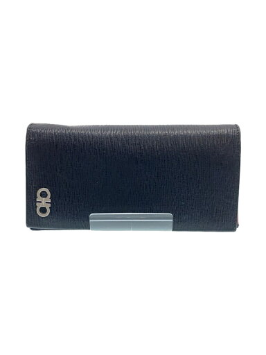 【中古】Salvatore Ferragamo◆長財布/レザー/BLK/無地/メンズ/IY-66A069【服飾雑貨他】 【中古】Salvatore Ferragamo◆長財布/レザー/BLK/無地/メンズ/IY-66A069【服飾雑貨他】