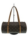 【中古】LOUIS VUITTON◆パピヨン_モノグラム_BRW/PVC/ブラウン/M51385【バッグ】