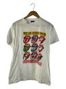 【中古】BROCKUM◆ローリングストーンズ94/95 World Tour/Tシャツ/L/コットン/ホワイト/コピーライトあり【メンズウェア】