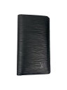 【中古】LOUIS VUITTON◆アジェンダ・ポッシュ_エピ/--/BLK/無地/メンズ【服飾雑貨他】