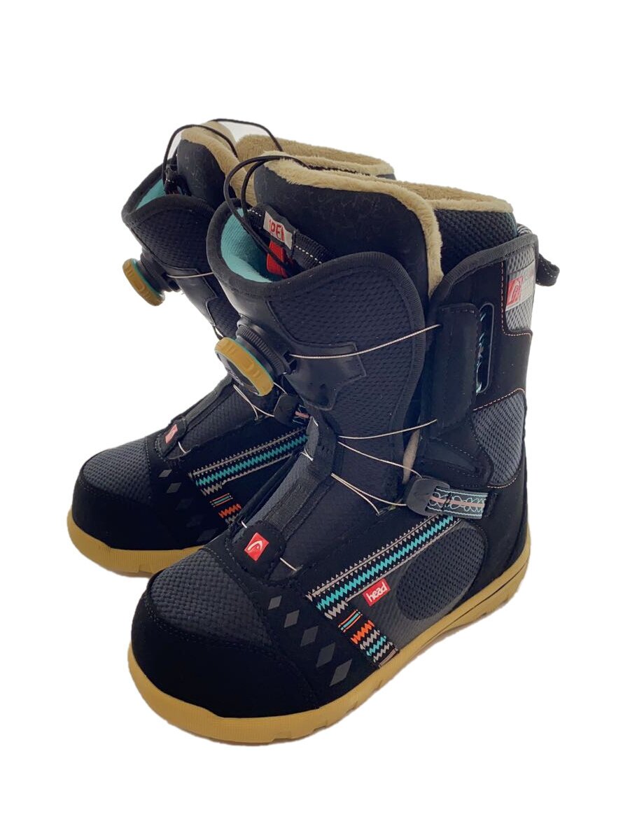 【中古】HEAD◆スノーボードブーツ/24.5cm/BOA/BLK//【スポーツ】