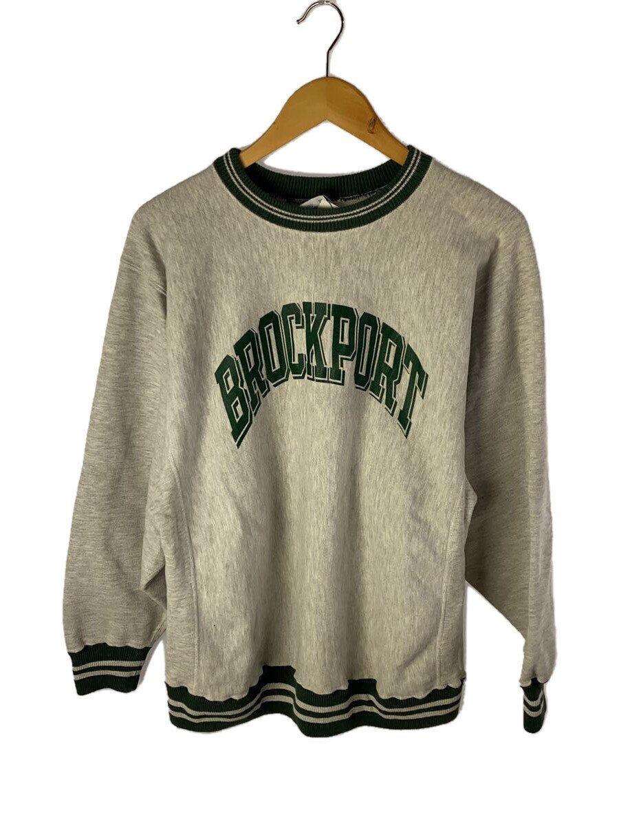 Champion◆REVERSE WEAVE 90S 袖破れ 汚れあり BROCKPORTスウェット/XL/コーデュロイ/