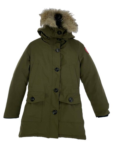 【中古】CANADA GOOSE◆ロングダウンジャケット/XS/ポリエステル/KHK/2603JL【レディースウェア】 【中古】CANADA GOOSE◆ロングダウンジャケット/XS/ポリエステル/KHK/2603JL【レディースウェア】