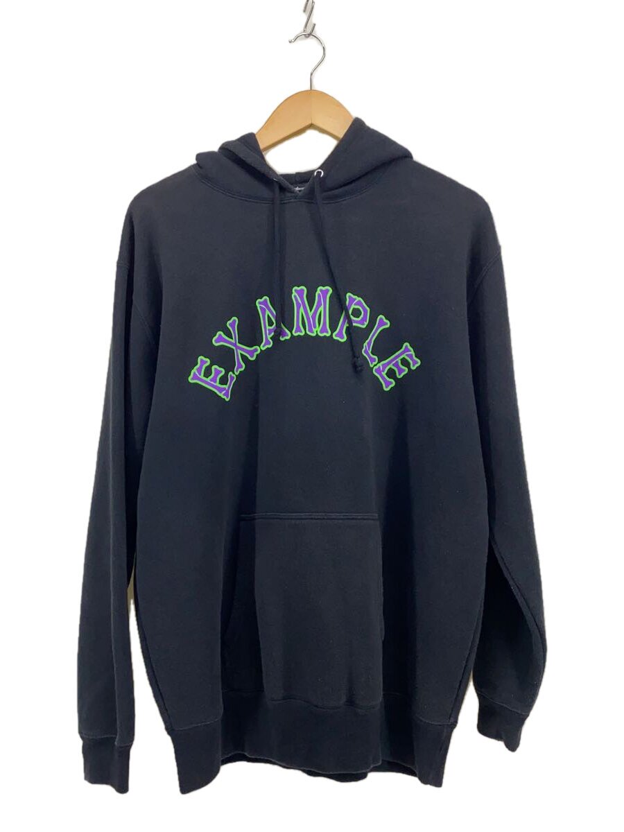 EXAMPLE◆パーカー/XL/コットン/BLK