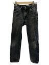 【中古】Levi’s◆メンズ/後染め/サルファブラック/USA製/505/ボトム/29×30/デニム/BLK【レディースウェア】