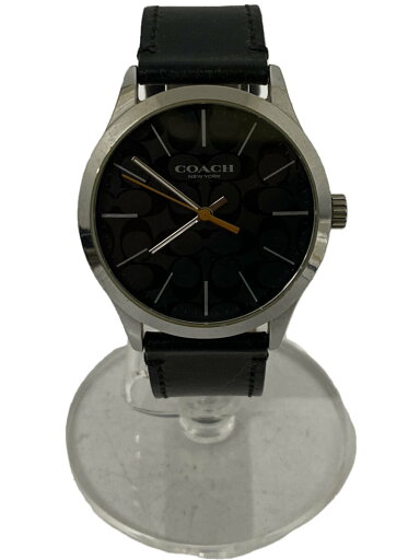 【中古】COACH◆クォーツ腕時計/アナログ/BLK/BLK【服飾雑貨他】 【中古】COACH◆クォーツ腕時計/アナログ/BLK/BLK【服飾雑貨他】
