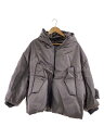 【中古】LOUIS VUITTON◆23AW/LV エンブロイダードオーバーサイズボンバーブルゾン/HPB65E/48/GRY//【メンズウェア】