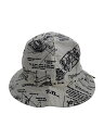 【中古】TIGHTBOOTH PRODUCTION◆ハット/--/コットン/WHT/総柄/メンズ//【服飾雑貨他】