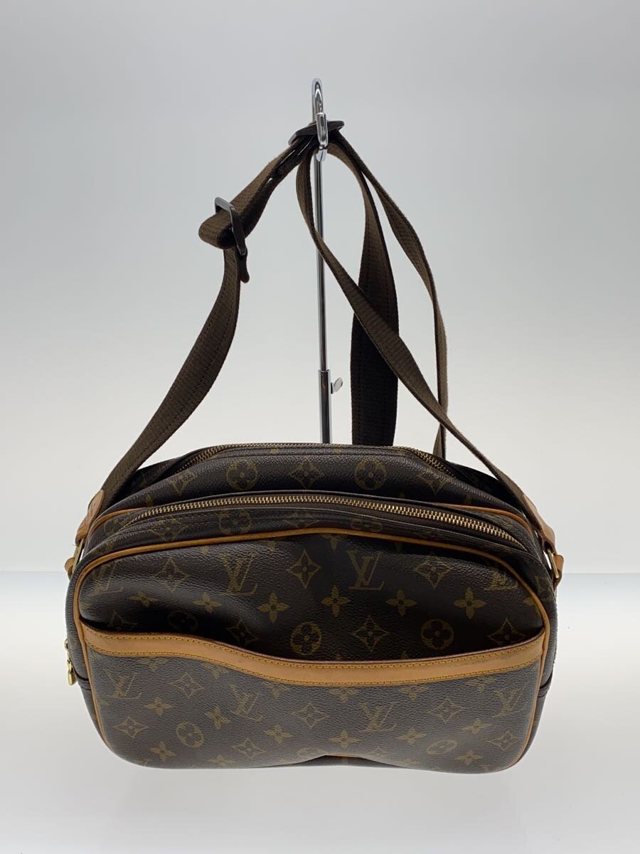 LOUIS VUITTON - 【中古】LOUIS VUITTON◆リポーターPM_モノグラム・キャンバス_BRW/PVC/BRW【バッグ】