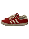 【中古】adidas◆ローカットスニーカー/28cm/RED/キャンバス/SHW675001【シューズ】