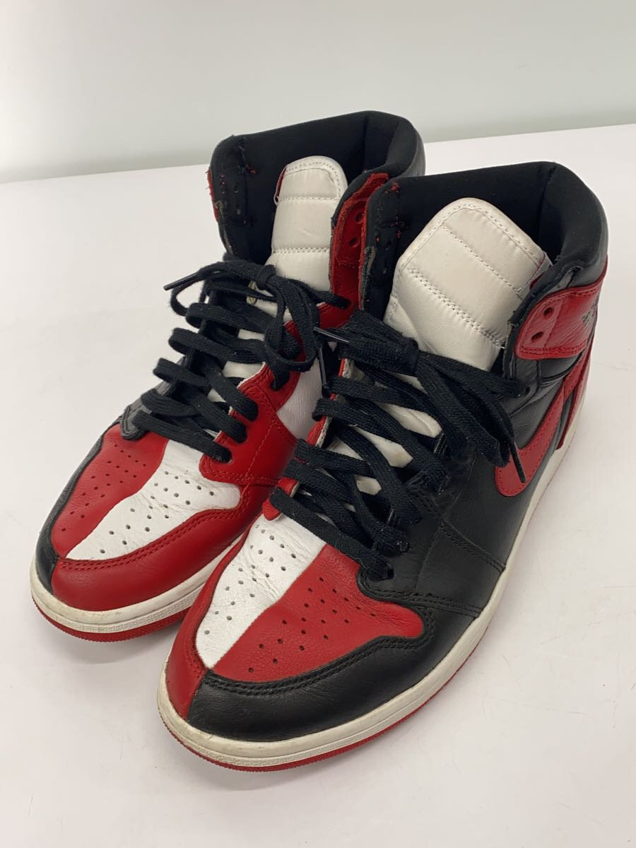 【中古】NIKE◆AIR JORDAN 1 RETRO HIGH OG NRG/エアジョーダンレトロハイ/ブラック/29cm/BLK//【シューズ】