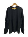 【中古】Y-3◆長袖Tシャツ/XL/コットン/BLK/無地/H63021/【メンズウェア】(4)
