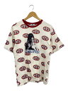 【中古】HYSTERIC GLAMOUR◆SUPER FUZZ/Tシャツ/M/コットン/WHT/総柄/02211CT32//【メンズウェア】(4)